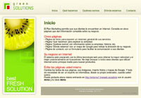 Pantallazo de la nueva plantilla de Green Solutions, oferta de web barata.